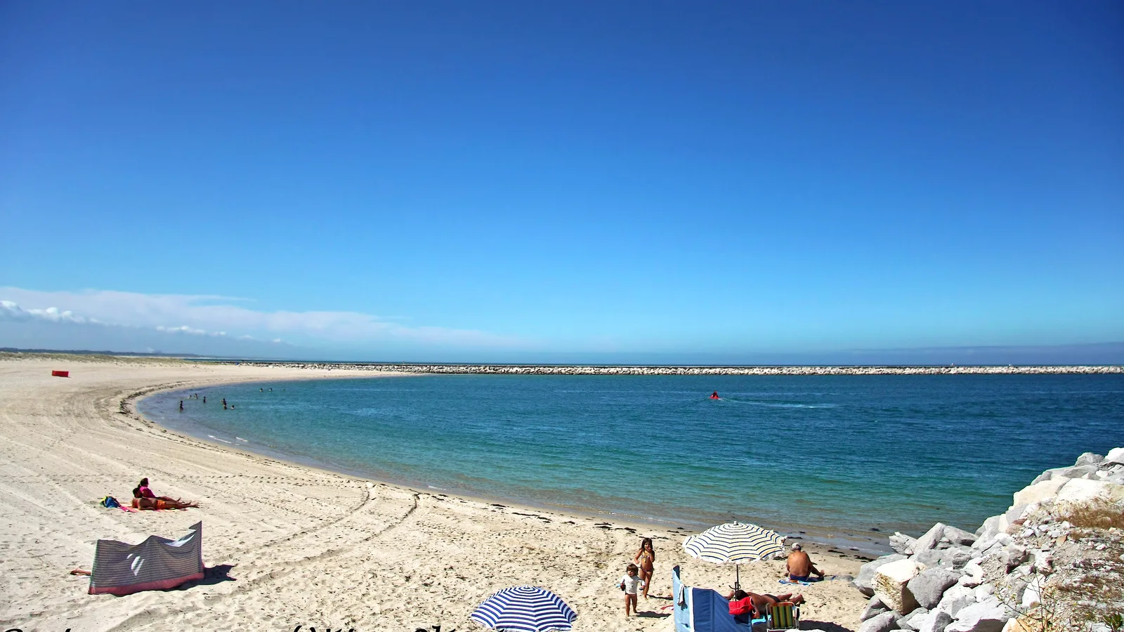 Cabedelo Sul, Figueira da Foz, Portugal - Blue Flag beach