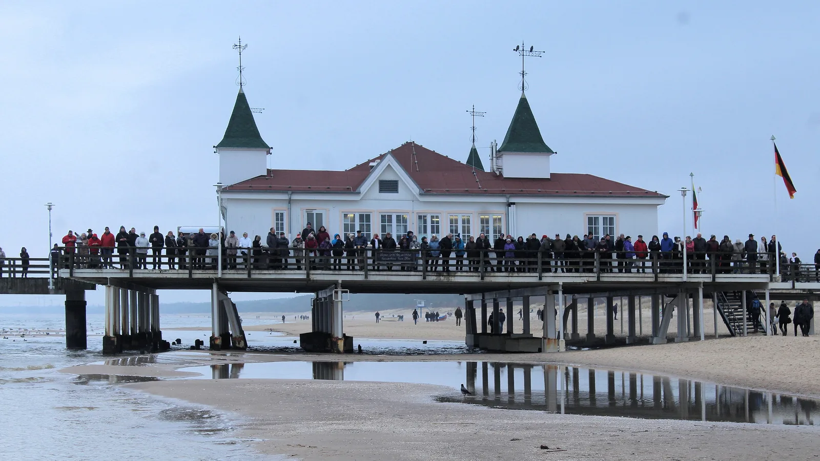Seebrücke Ahlbeck, Ahlbeck, Germany - Blue Flag beach