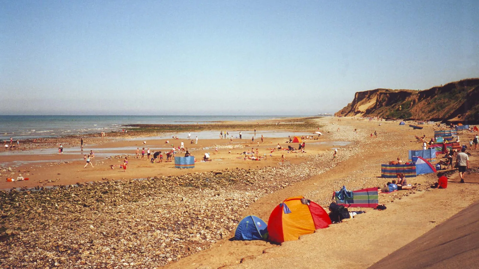 East Runton, England, United Kingdom - Blue Flag beach