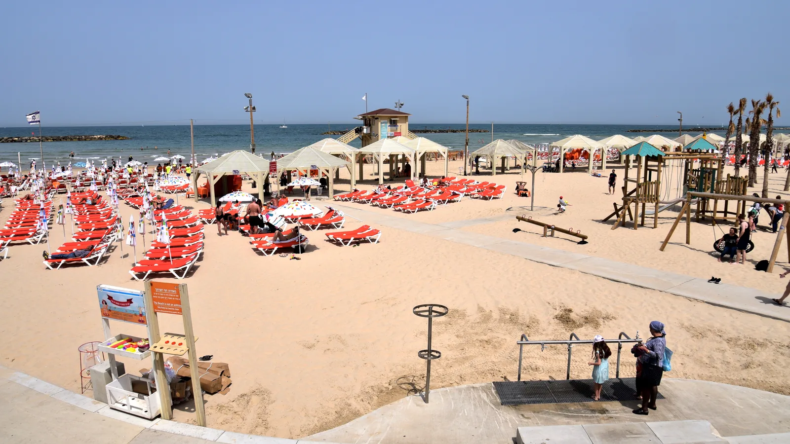 Geula, Tel-Aviv, Israel - Blue Flag beach