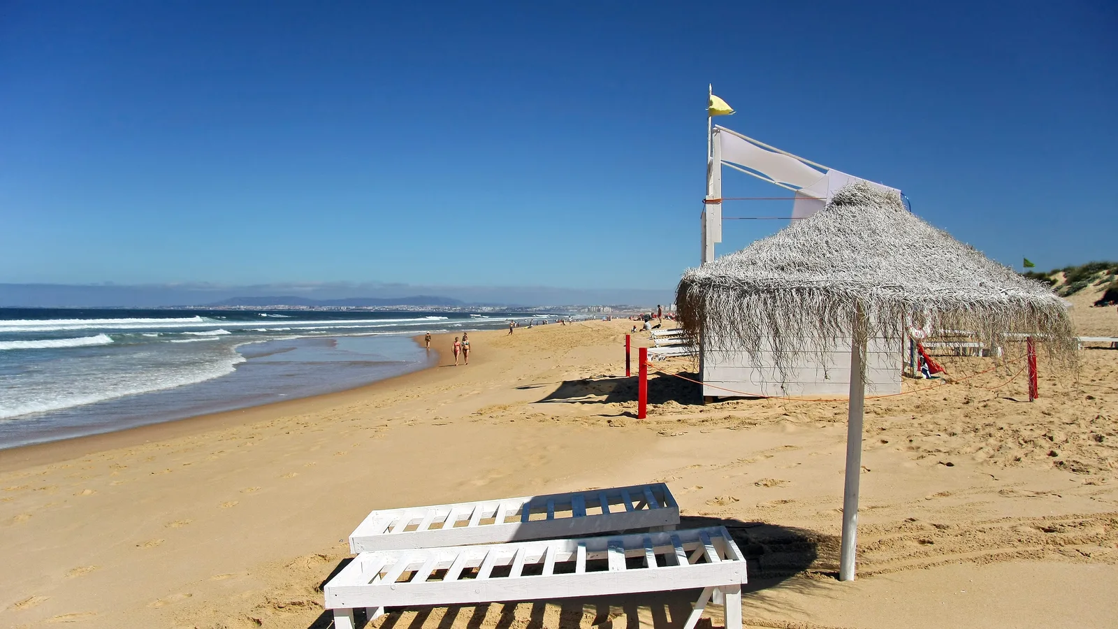 Infante, Costa da Caparica, Portugal - Blue Flag beach