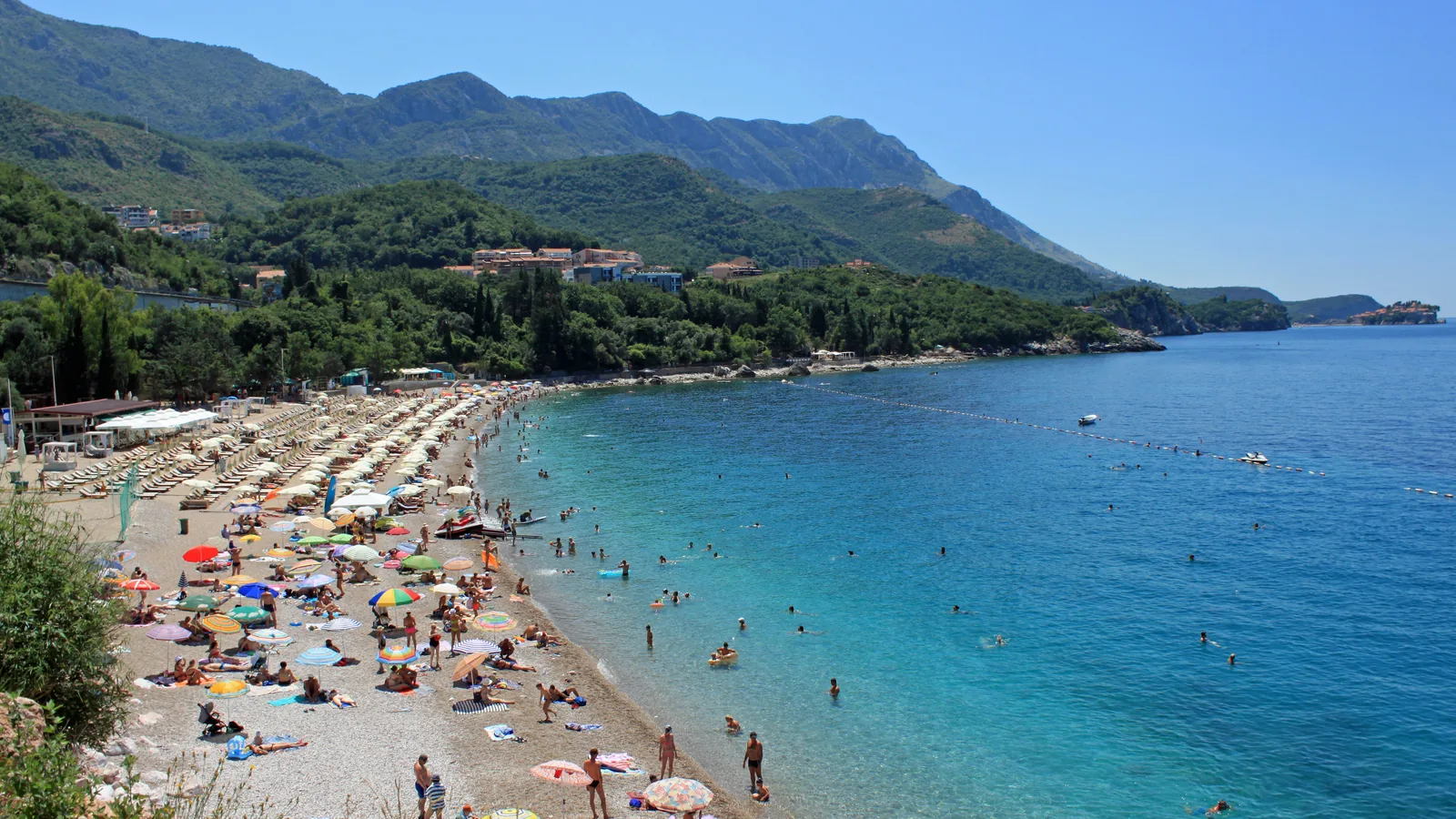 Kamenovo, Budva, Montenegro - Blue Flag beach