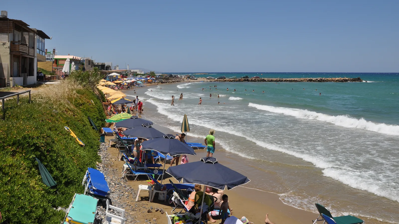 Kokkini Hani beach, Crete, Greece - sand and the sea