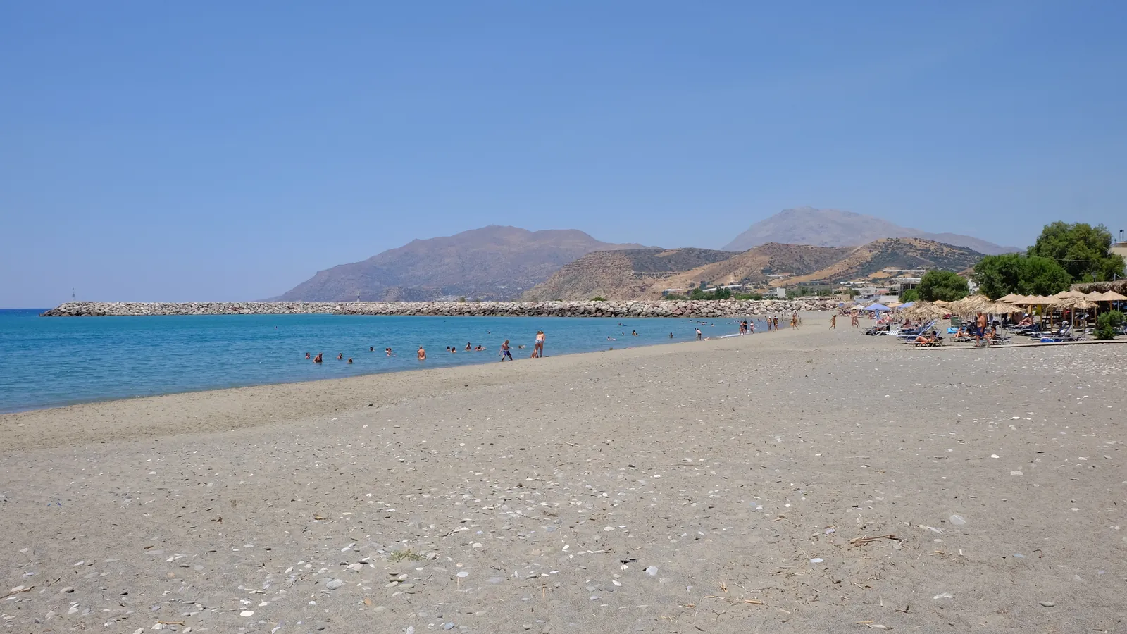 Kokkinos Pyrgos, Tybakio, Greece - Blue Flag beach