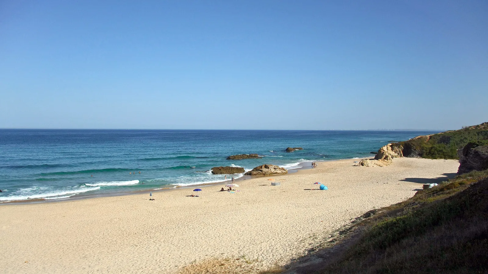 Malhão Sul, Vila Nova de Milfontes, Portugal - Blue Flag beach