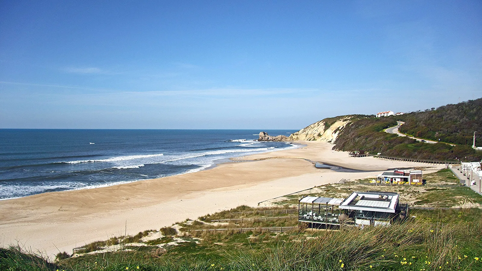 Paredes de Vitória, Alcobaça, Portugal - Blue Flag beach