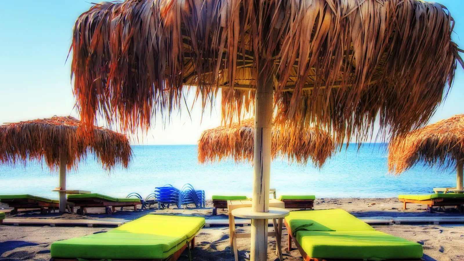 Perivolos, Thira, Greece - Blue Flag beach