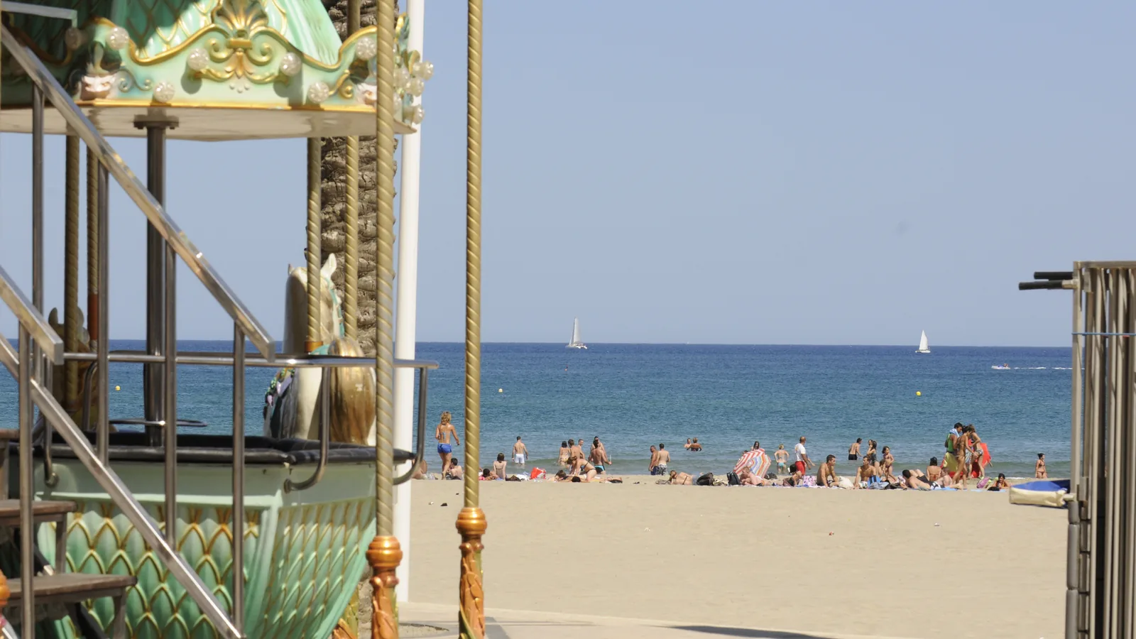 Plage Centrale, Canet-en-Roussillon, France - Blue Flag beach