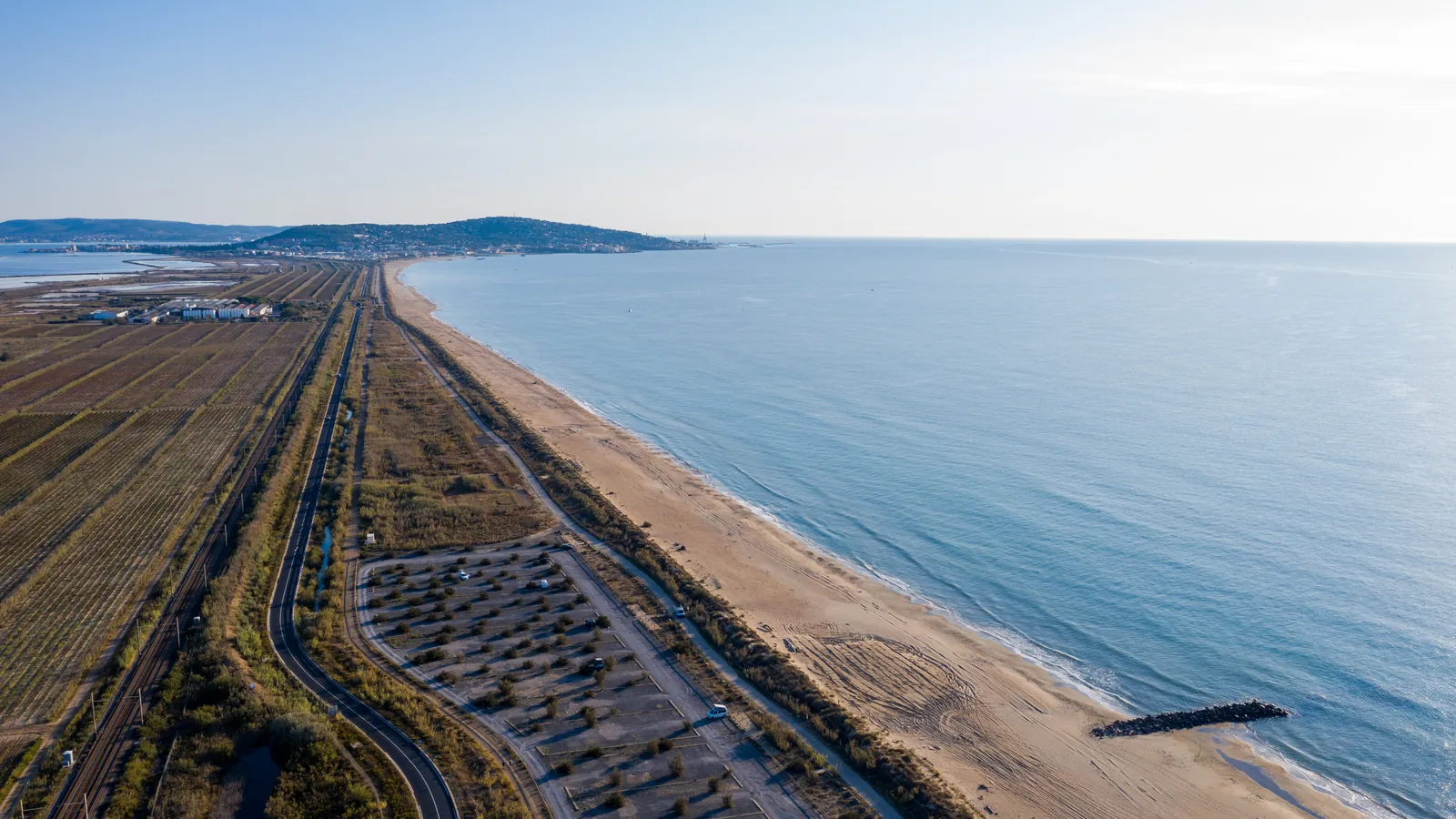 Plage de la Baleine, Sète, France - Blue Flag beach