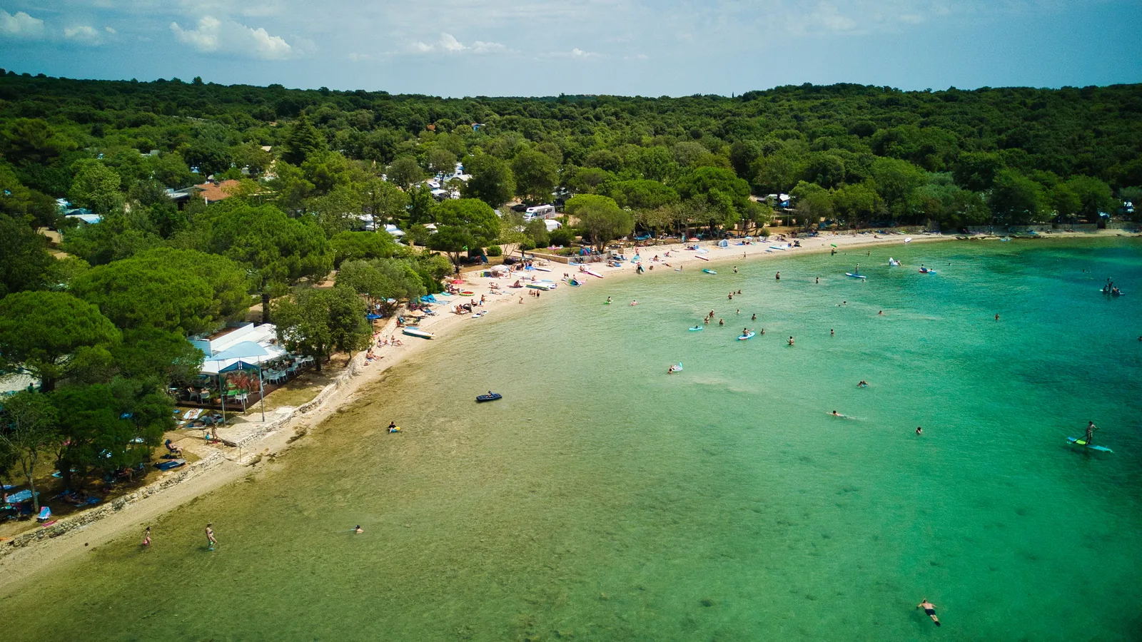 Camping Vestar, Rovinj, Croatia - Blue Flag beach