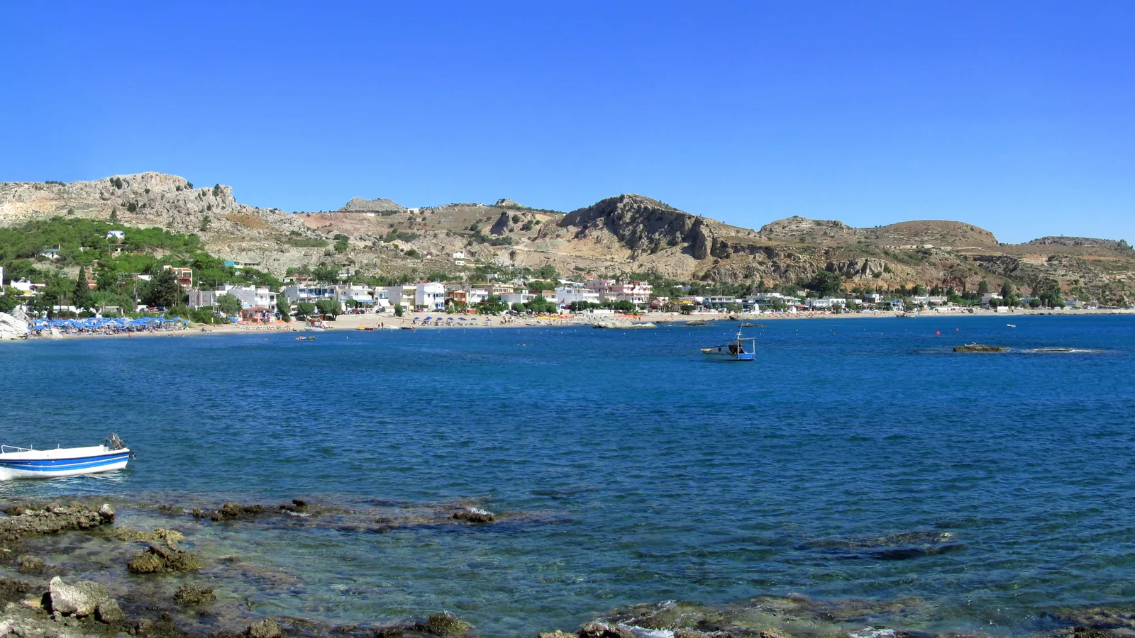 Stegna, Porto Angeli, Rhodes, Greece - Blue Flag beach