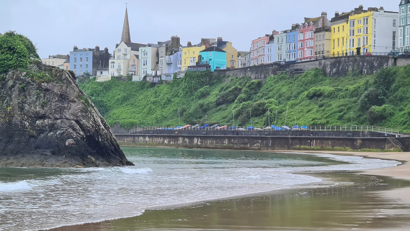 Tenby, North, Wales, United Kingdom - Blue Flag beach