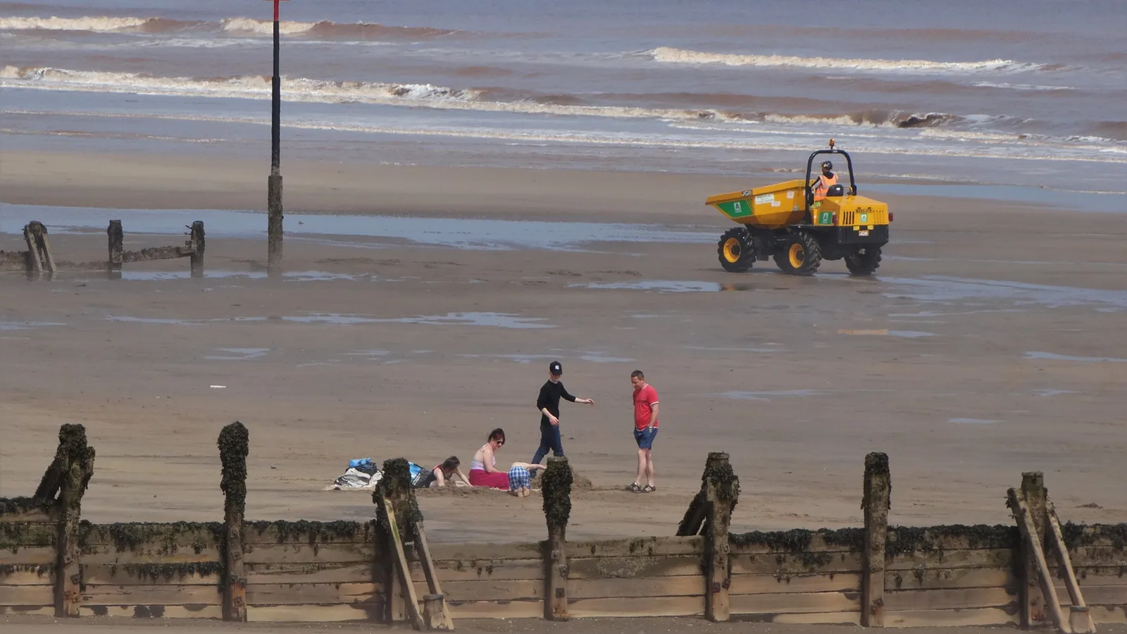 Withernsea, England, United Kingdom - Blue Flag beach